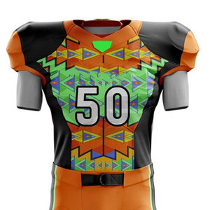 Uniforme de fútbol americano de sarga de aparejos juveniles YASEEN & SONS SPORTS de alta calidad, diseño impreso transpirable - Product Image 3