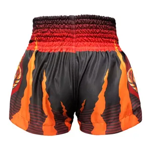 Nueva tendencia al por mayor de moda Pantalones cortos de boxeo nueva llegada logotipo personalizado Kick Boxing Muay Thai pantalones cortos - Product Image 2
