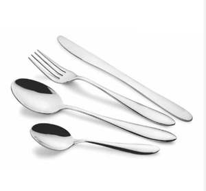 Juego de Cubiertos de Acero Inoxidable con Mango de Bambú, Elegancia Natural, Apto para Lavavajillas, Ligero y Sostenible - Product Image 2