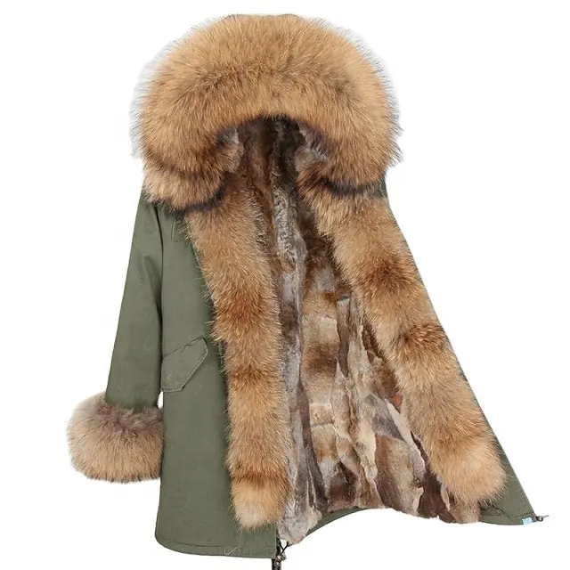 नई 2022 के लिए नीचे parka जैकेट महिलाओं भरा रजाई बना हुआ लांग hooded सर्दियों कोट महिलाओं सर्दियों जैकेट प्राकृतिक असली एक प्रकार का जानवर फर कॉलर