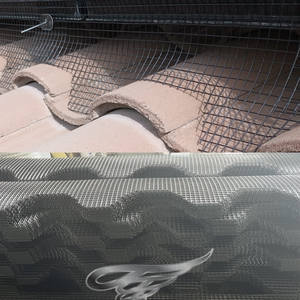 แผงโซลาร์เซลล์แบบตาข่ายสำหรับหลังคากระเบื้องสเปน ขนาดตัดสำเร็จ 5 ฟุต x 8 นิ้ว  แผ่นเหล็กชุบสังกะสี 1.5 มม. ป้อง<span class=keywords><strong>กัน</strong></span><span class=keywords><strong>นก</strong></span> เคลือบพีวี<span class=keywords><strong>ซี</strong></span> พร้อมติดตั้ง - Product Image 4