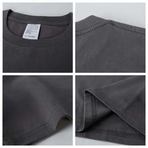 Vente en gros personnalisé imprimé lourd épaule tombante blanc surdimensionné sans manches anti-boulochage respirant polyester/coton hommes - Product Image 2