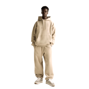 Conjunto de sudadera de lana personalizada con estampado unisex para hombre, ropa de invierno, conjuntos de 2 piezas, pantalones de chándal con capucha de algodón 100%, chándal de talla grande - Product Image 1