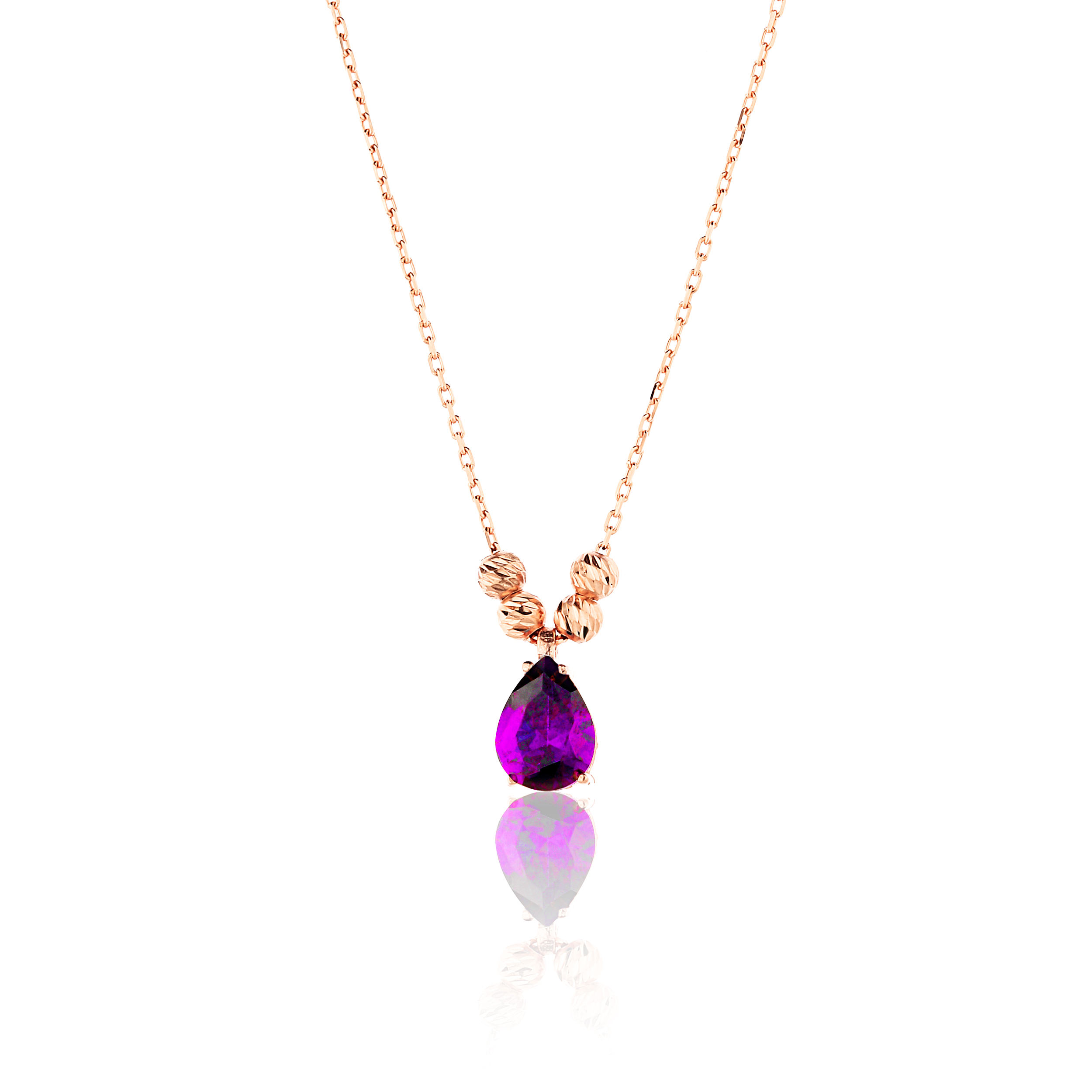 amethyst ( Cz zircon )