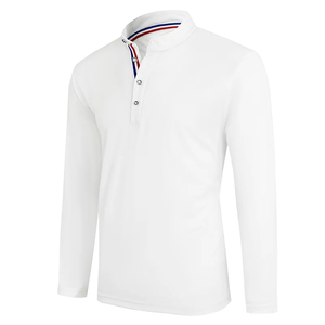 Polo de manga larga para hombre de alta calidad, logotipo personalizado, suministro ODM, tela de punto, bordado, decoración, estampado, trabajo, Golf, venta al por mayor - Product Image 2