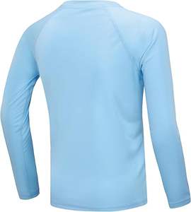 OEM Men Sublimation <b>Printed</b> Spandex Bjj Rash Guard Gym <b>Surfing</b> Diving Rash guard - Product Image 2