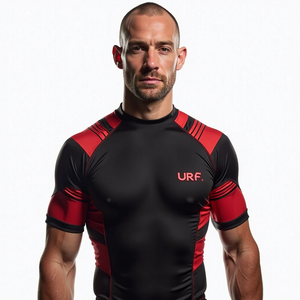 Rash Guard professionnel sublimé BJJ MMA équipement de sport respirant 100% Polyester manches complètes unisexe conçu pour l'entraînement de gymnastique - Product Image 4