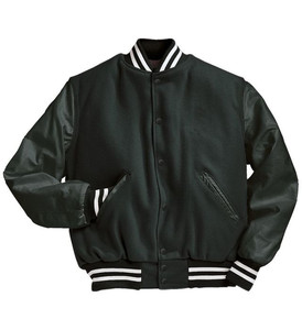 Servicios OEM, Chaqueta Varsity Unisex Personalizada de Invierno con Cuello Alto, Parche Bordado en Chenilla, Resistente al Viento y Ecológica - Product Image 3
