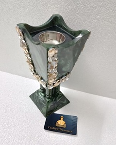 Élégant encensoir arabe brûleur d'encens Mubkhar bakhoor titulaire Oud encensoir luxe cristal embelli mubkhar au meilleur prix - Product Image 5
