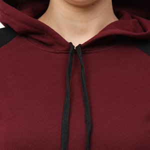 เสื้อฮู้ดผู้หญิงแบบมีซับใน สีสันตามสั่ง สำหรับฤดูหนาว ปี 2026 แขนยาว ผ้าฟลีซเนื้อนุ่ม โลโก้ด้านหน้า กันน้ำ ผ้าฝ้าย 100% - Product Image 6