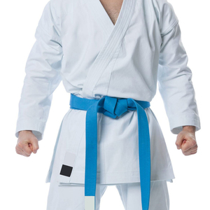 ชุดคาราเต้สำหรับผู้ใหญ่แบบยูนิเซ็กซ์ น้ำหนักเบา ดีไซน์ตามสั่ง คุณภาพสูง ผลิตจากโพลีเอสเตอร์ 100% ราคาดีที่สุดจากซัพพลายเออร์ สำหรับการแข่งขันยูโด - Product Image 1