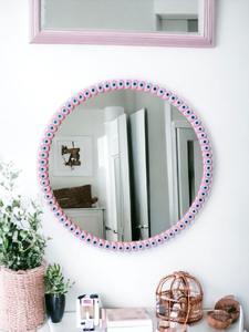 European Style Wall Mounted Antique <b>Mirror</b> Gold Polyresin <b>Mirror</b> <b>Bathroom</b> House Decoration <b>Mirrors</b> Beautiful Home Decor <b>Round</b> - Product Image 2