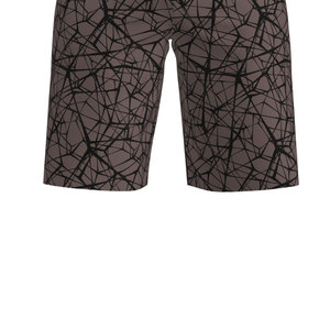 Pantalones cortos de mezclilla de peso pesado con serigrafía de algodón lavado con ácido para hombres, pantalones cortos deportivos rectos con estampado grande Digital personalizado - Product Image 3