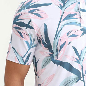 Camiseta de polo ajustada de buena calidad que absorbe la humedad, camiseta de Polo de manga corta personalizada para hombre - Product Image 4