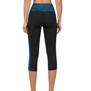 Nouveaux Leggings Capri Femme Couleur Unie Tendance, Service OEM, pour Gym, Fitness, Course à Pied, Nouveau Design, Taille Haute - Product Image 4