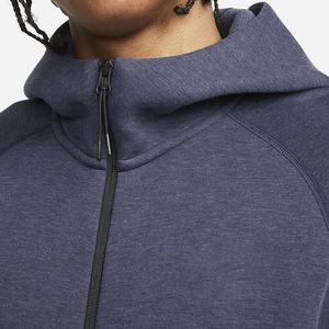 Sudadera con Capucha y Cremallera para Hombre, Diseño Personalizado con Logotipo 2025, Color Sólido en la Parte Delantera, Forro de Punto, Spandex/Poliéster 400g, Corte Regular, Servicio OEM - Product Image 3