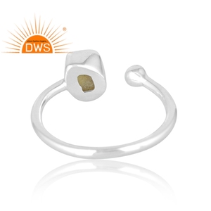 Vente chaude 925 Sterling Silver Natural Citrine Gemstone Ring Bijoux personnalisés pour les femmes Cadeau pour elle - Product Image 2