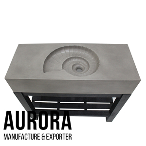 Artesanía de diferentes tamaños personalizada de fábrica en Vietnam, tocador, baño, muebles de exterior, embalaje privado de Hormigón disponible - Product Image 3