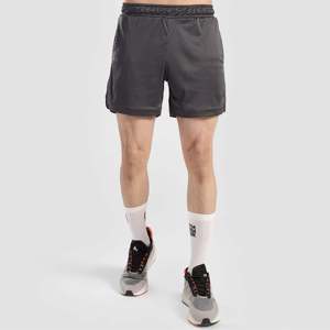 GA Fusion <b>Shorts</b> Regular Fit 100% Polyester Cotton Satin Comfortable Custom Design Embroidery Logos Dark <b>Technics</b> XXS Grey Color - Product Image 1