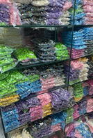 100 pièces de perles lettres en acrylique colorées, épaisses, plaquées UV, à grand trou, pour la création de chaînes de téléphone portable DIY, vente en gros