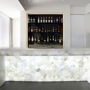 ขายส่งเคาน์เตอร์ครัวห้องน้ำหินออนิกซ์คุณภาพพรีเมียม เคาน์เตอร์ออนิกซ์ออกแบบตามสั่ง ราคาดีที่สุดจากโรงงาน - Product Image 4