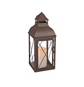 Lanterne en métal personnalisée, faite à la main, moderne, écologique, durable, avec décoration imprimée pour support de bougie de Noël, décoration intérieure - Product Image 6