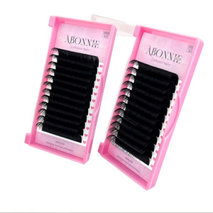 Wholesale Premium Individual Korean PBT Cashmere Lash Extension Trays Custom Logo CC/DD Curl Handmade Premium <b>Eyelash</b> <b>Vendor</b> - Product Image 6