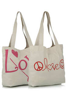 Bolso de compras de hombro de gran capacidad reutilizable Bolso de lona de algodón natural 100% de gran calidad - Product Image 2