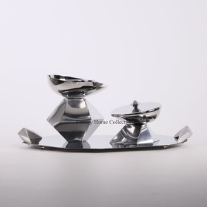 ที่จุดเทียนหอมสำหรับตกแต่งโต๊ะสีแดงที่จุดเทียนหอม - Product Image 5