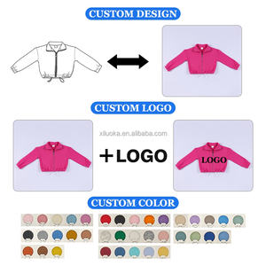 Kız Çocuk Yoga Seti Dar Paça Pantolon Dik Yaka Tam Fermuarlı Üst Slim Fit İpli Etekli Aktif Spor Giyim - Product Image 5