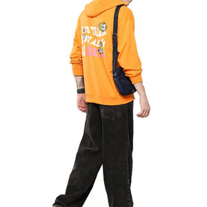 Sweat à capuche à manches longues pour hommes, 100% coton, hiver, service OEM, logo personnalisé - Product Image 4