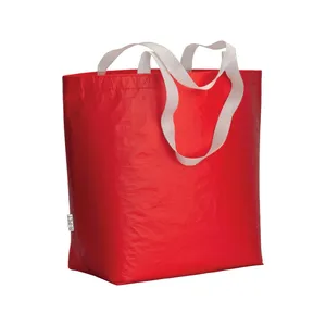 Borse Shopper Promozionali Personalizzate in R-PET Laminato Eco-Friendly - Product Image 3