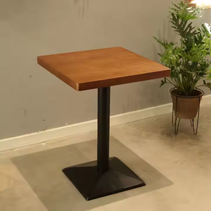 All'ingrosso personalizzare i <span class=keywords><strong>tavoli</strong></span> <span class=keywords><strong>da</strong></span> <span class=keywords><strong>pranzo</strong></span> del ristorante di legno laminati in legno massello MDF di artigianato a mezzaluna - Product Image 3