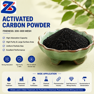 Poudre décolorante de charbon actif de haute performance pour la purification du sirop de sucre et le traitement des liquides industriels - Product Image 1