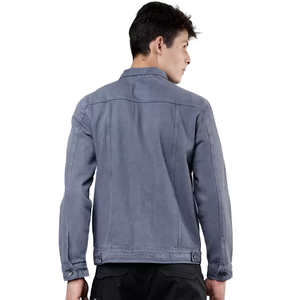 Chaqueta vaquera lavada personalizada con precio al por mayor para hombre, chaqueta vaquera elegante informal de calidad superior barata para hombre de BD - Product Image 2