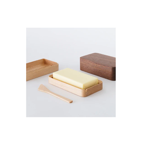 กล่องใส่เนยไม้มะม่วงกล่องใส่เนยทรงสี่เหลี่ยมขนาดใหญ่ออกแบบได้ตามต้องการ - Product Image 3