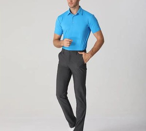 Pantalon de jogging pour homme en mélange polyester/coton, velours côtelé, infroissable, avec cordon de serrage, confortable, décontracté, vêtement de sport, logo personnalisé - Product Image 5