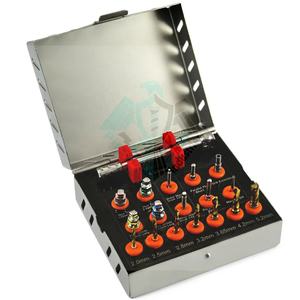 Meilleur kit de forets pour implants dentaires 8 pièces Kit de forets revêtus de titane noir Chirurgie dentaire | Ensemble de forets de chirurgie dentaire fabriqués par Pissco - Product Image 5