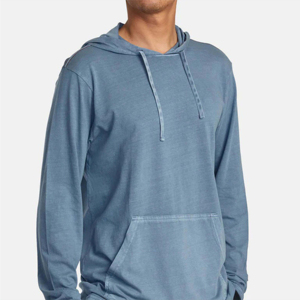 Pull à capuche surdimensionné de luxe 100% coton mélangé brodé teint uni impression de logo personnalisé doublé Streetwear marque pour - Product Image 1