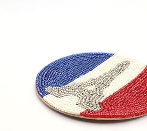 Latest Glass Beads Design Solid Color <b>Table</b> <b>Coaster</b> for Wedding Birthday Parties Banquets Decoration Beaded <b>Table</b> <b>Coaster</b> - Product Image 3