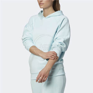 Sweats à capuche à manches longues personnalisés pour femmes respirants 100% coton dernier design pour adultes col à capuche avec logo avant pour l'hiver - Product Image 5