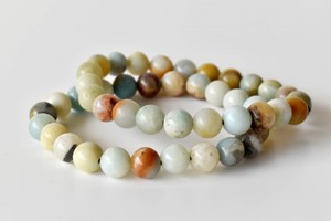 Top Quality <b>Healing</b> 7.5in Multi Amazonite Round Gemstone Hand Beaded <b>Bracelet</b> From Trusted Supplier - Product Image 5