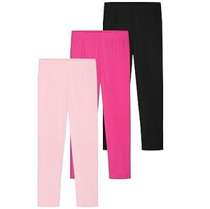 Leggings Lisos de Alta Calidad Hechos a Medida OEM para Niñas, Pantalones Joggers Ajustados, Leggings de Algodón y Elastano - Product Image 4