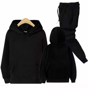 Chándales de invierno de algodón 100% para mujer, conjuntos de 2 piezas, chándal, sudaderas de gran tamaño, sudaderas con capucha, pantalones de chándal, conjuntos a juego - Product Image 2