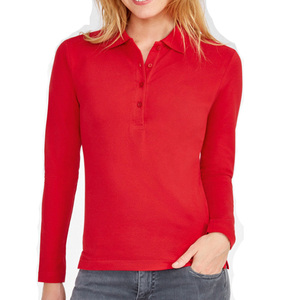 Precio económico Polo de mujer a la venta Fácil de usar y lavar Secado rápido Transpirable Cómodo para soportes Uso Polo de mujer - Product Image 5