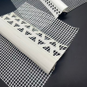 Borde de Goteo de <span class=keywords><strong>PVC</strong></span> Duradero con Malla de Fibra de Vidrio para Esquinas de Construcción y Anti-Grietas - Product Image 4