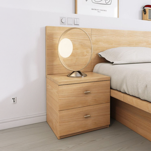 Scandinavian Solid Wood Minimalist Modern Rustic Side <b>Table</b> Pair for Home Furniture - Product Image 1