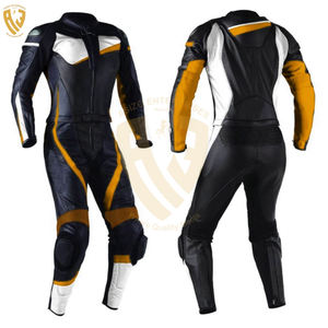 ชุดมอเตอร์ไบค์หนัง2ชิ้นสำหรับแข่งมอเตอร์ไซด์ชุดป้องกันสำหรับมืออาชีพดีไซน์ตามสั่ง - Product Image 4