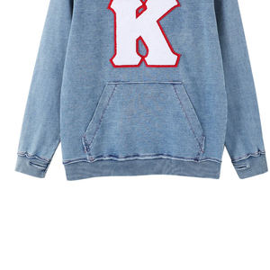 Sudaderas Kingroo para Hermandades, Invierno, Transpirables, de Algodón, Antiencogimiento/Antirarrugas/Antipilling, Bordadas, Tinte Liso 3D - Product Image 4