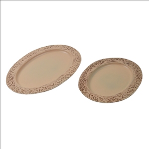 Plateau de service peint, Designs personnalisés, fournitures en vrac de qualité industrielle, plateaux métalliques pour décoration de maison, hôtel, mariage, Restaurant - Product Image 6